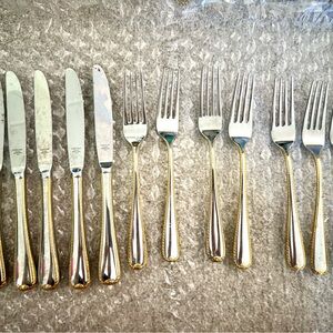 Gorham Golden Ribbon Edge Flatware